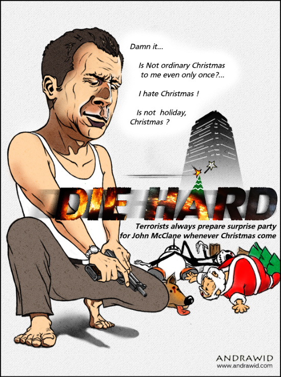 John McClane want to rest on Christmas, Die Hard