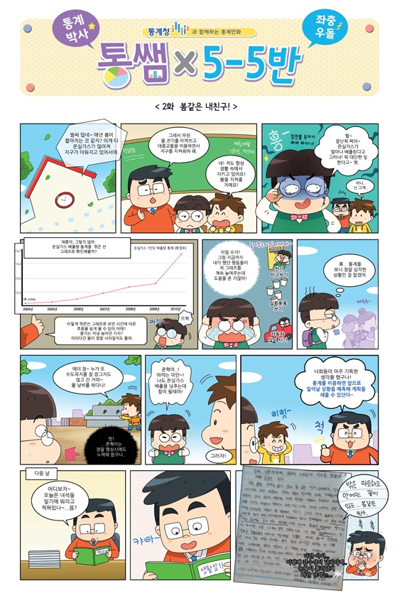 통계청 어린이만화 홍보웹툰.홍보만화3